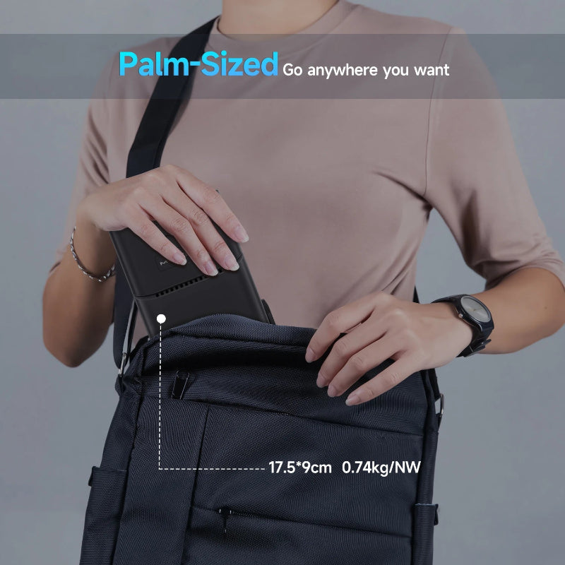 Projetor HY320 Mini 720P Android 11 4K - 300ANSI, WiFi6, BT5.0, 180° Rotativo, Cinema Portátil