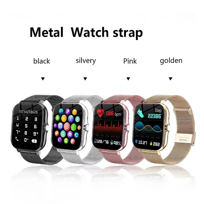 Smartwatch Xiaomi Air Max SY - Chamada BT, Saúde, Desporto, Monitor de Frequência Cardíaca, À Prova D'Água Para Telefones Android IOS