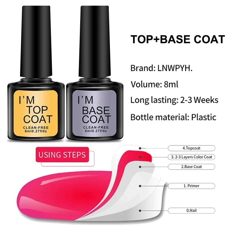 Kit Esmalte Gel Completo - Lâmpada UV 36W, 10 Cores Gel, Polygel, Broca Elétrica