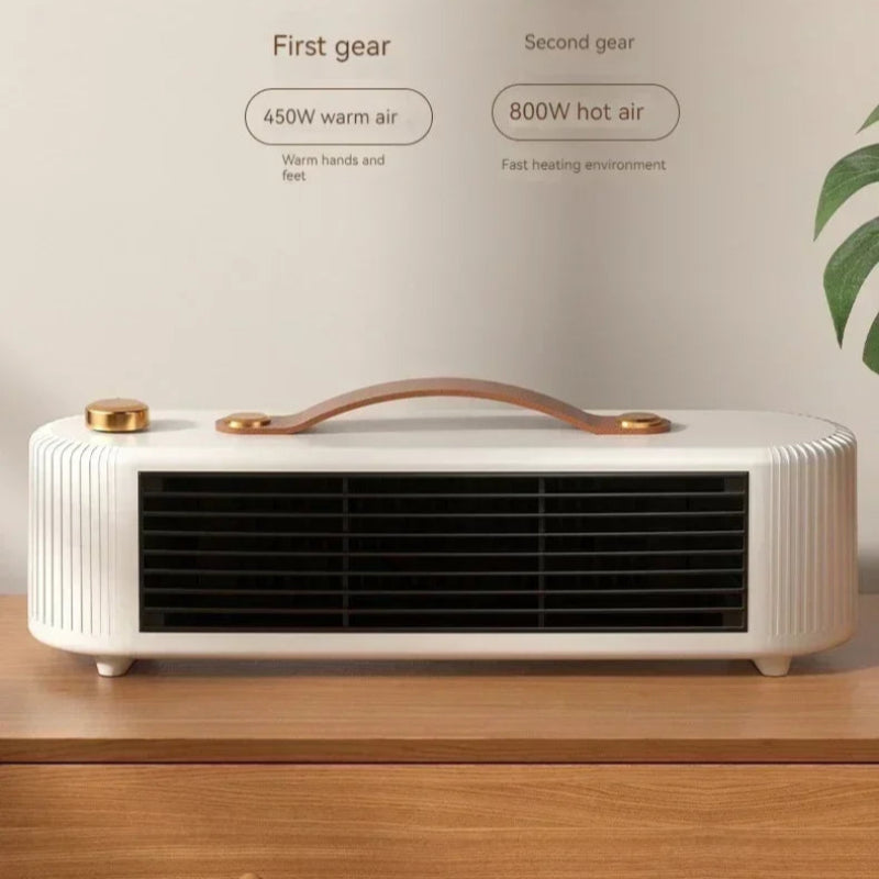 Aquecedor de Mesa PTC KUALOOL - Cerâmica Alta Potência, Multifuncional, Escritório/Casa