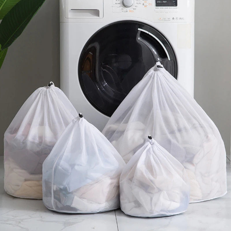 Saco de Lavar Roupa Suja em Malha - Proteção, Organização, Lingerie, Roupa Interior