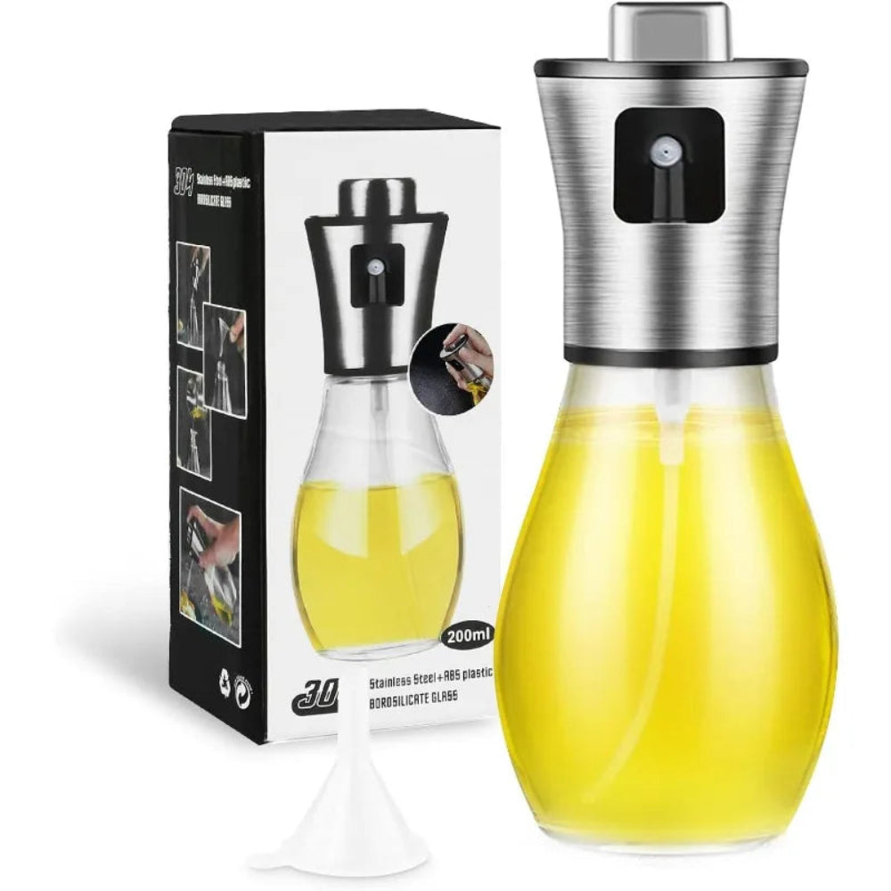 Pulverizador de Azeite e Óleo para Cozinhar Garrafa de Spray 200ML