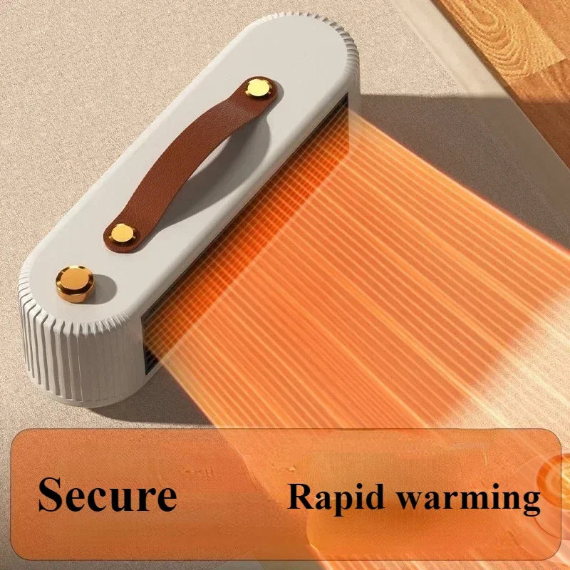 Aquecedor de Mesa PTC KUALOOL - Cerâmica Alta Potência, Multifuncional, Escritório/Casa