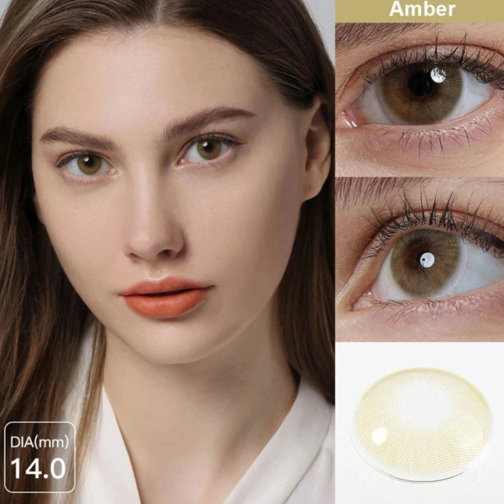 Lentes de Contacto Verde Ambar