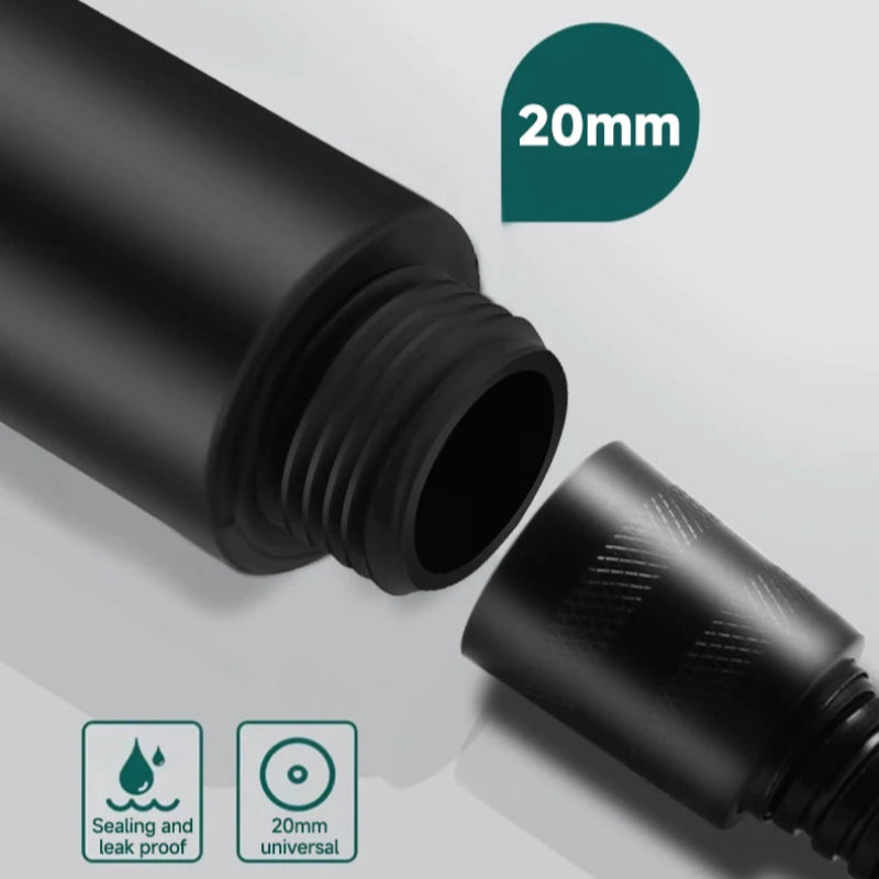 Chuveiro 6 Jatos Alta Pressão Multifuncional - Massagem, Ajustável, Grande Bocal