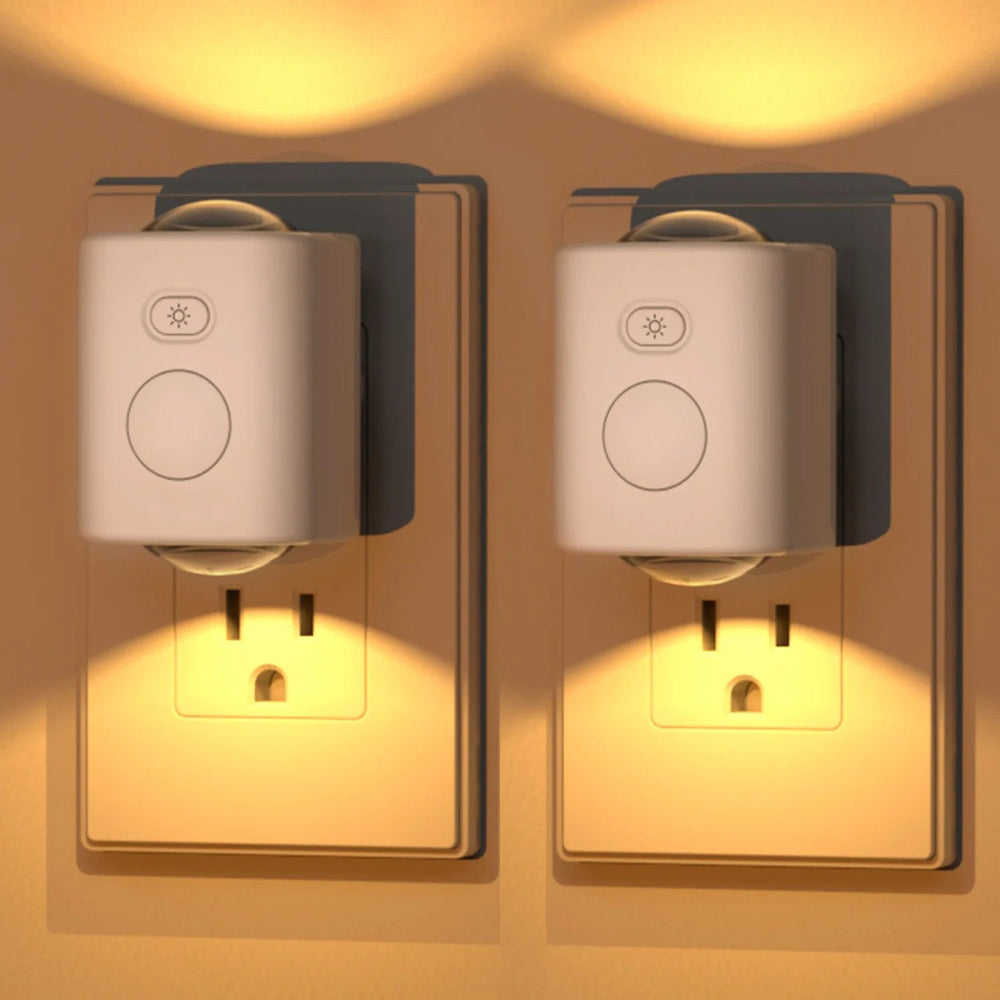 Lâmpada de Parede LED com Sensor Automático – Luz de Presença RGB 7 Cores para Corredores e Quartos