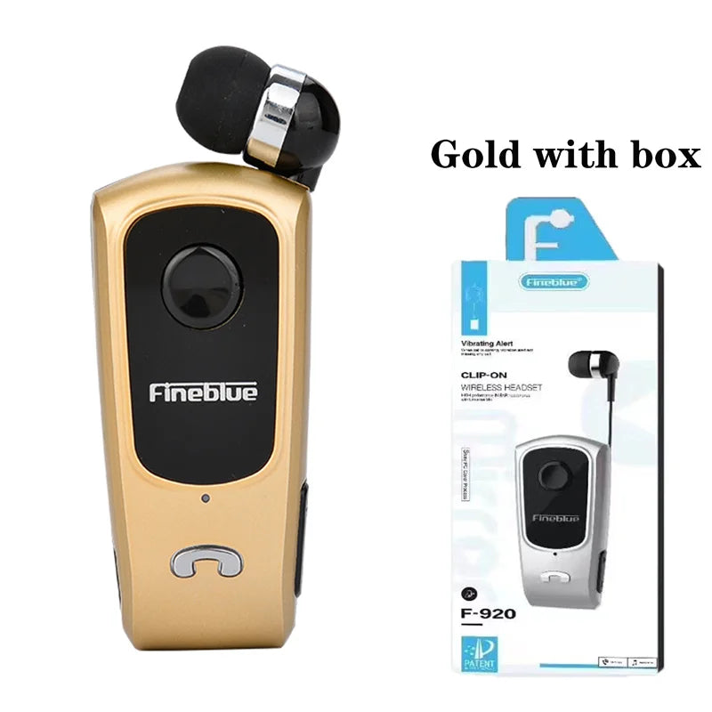 Fineblue F920 Pro Bluetooth 5.1 - Fone Retrátil com Clipe, Chamadas HD
