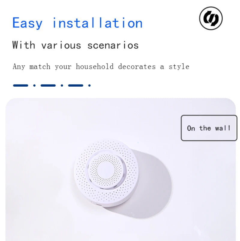 Sensor Qualidade Ar Tuya Zigbee - CO2, Formaldeído, VOC, Temp., Humidade, Alexa/Google