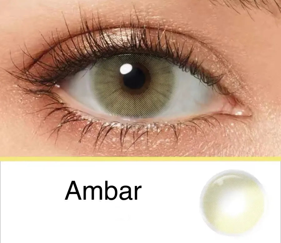 Lentes de Contacto Verde Ambar