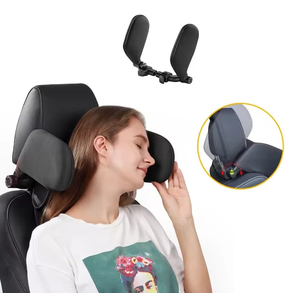 Almofada Encosto Cabeça Carro Lateral CAER - Pescoço, Dormir, Apoio Cervical Ajustável