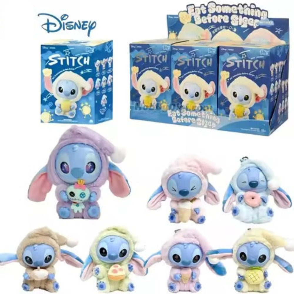 Disney Stitch Eat Something Before Sleep: Blind Box com Pendente de Peluche