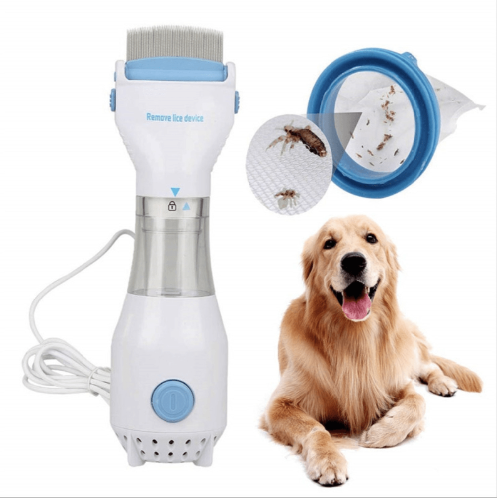 Escova Elétrica para Remoção de Pulgas e Piolhos em Pessoas, Gatos e Cães - Deka Express