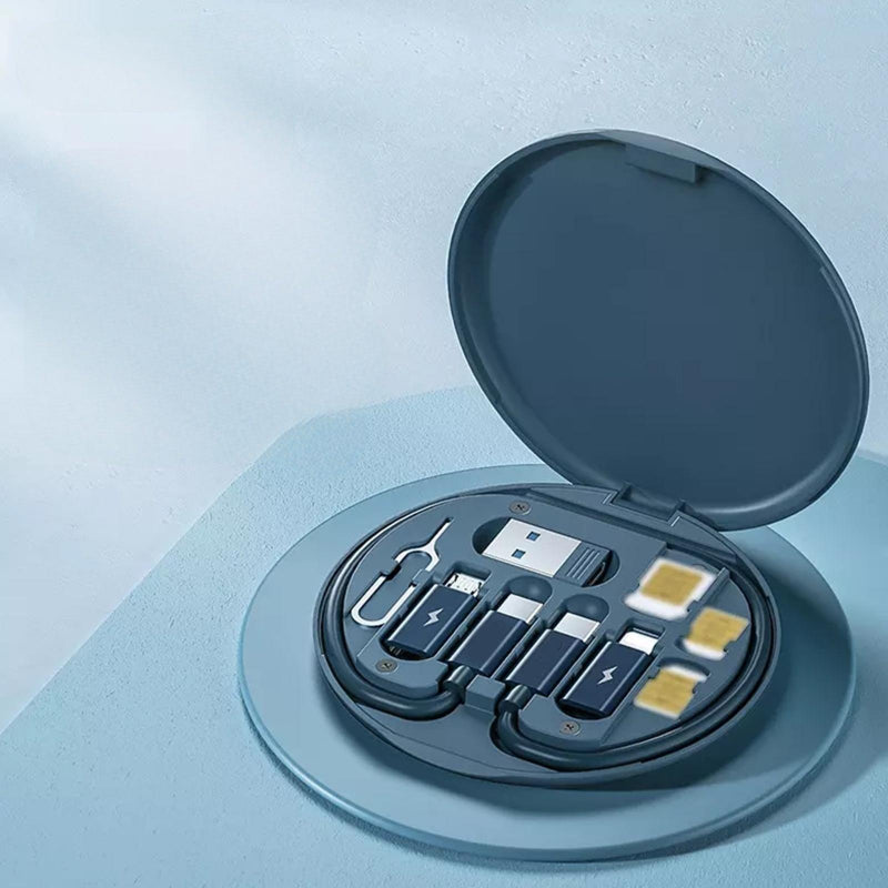 Caixa de armazenamento portátil para diversos cabos - Deka Express