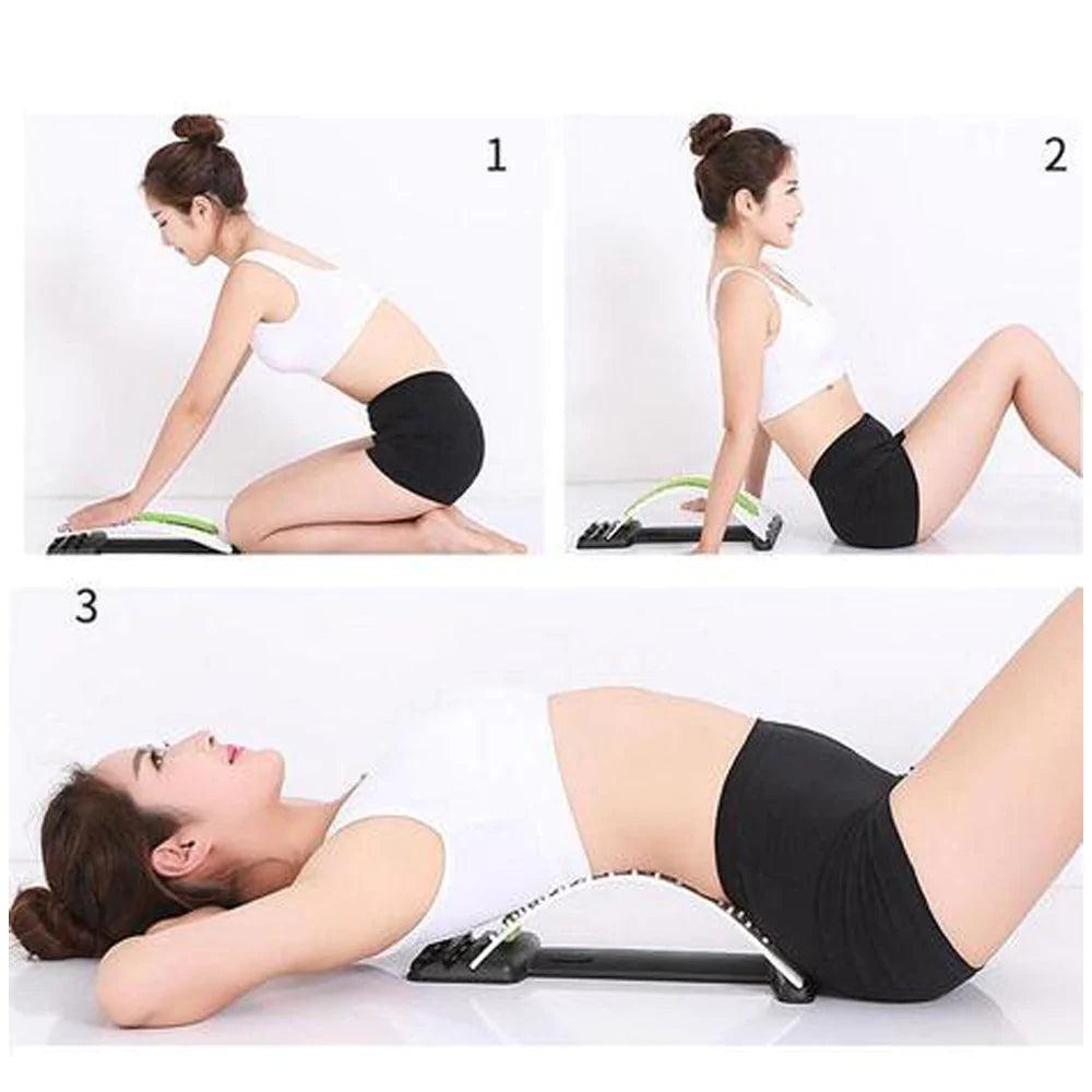 Alongador e Massajador Terapêutico Magnético para as Costas e Lombar - Deka Express