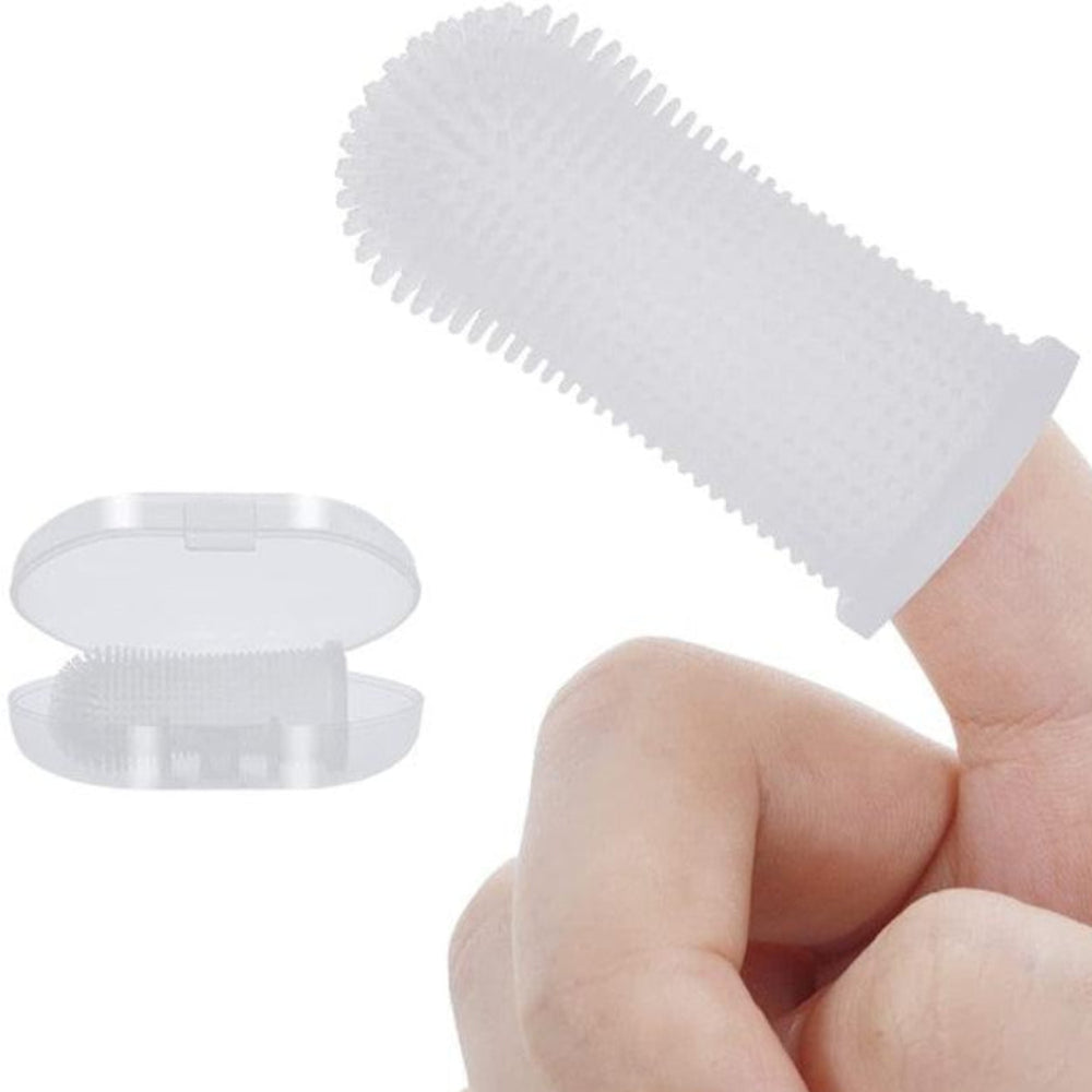 Escova Dentária em Silicone para Cães - Deka Express