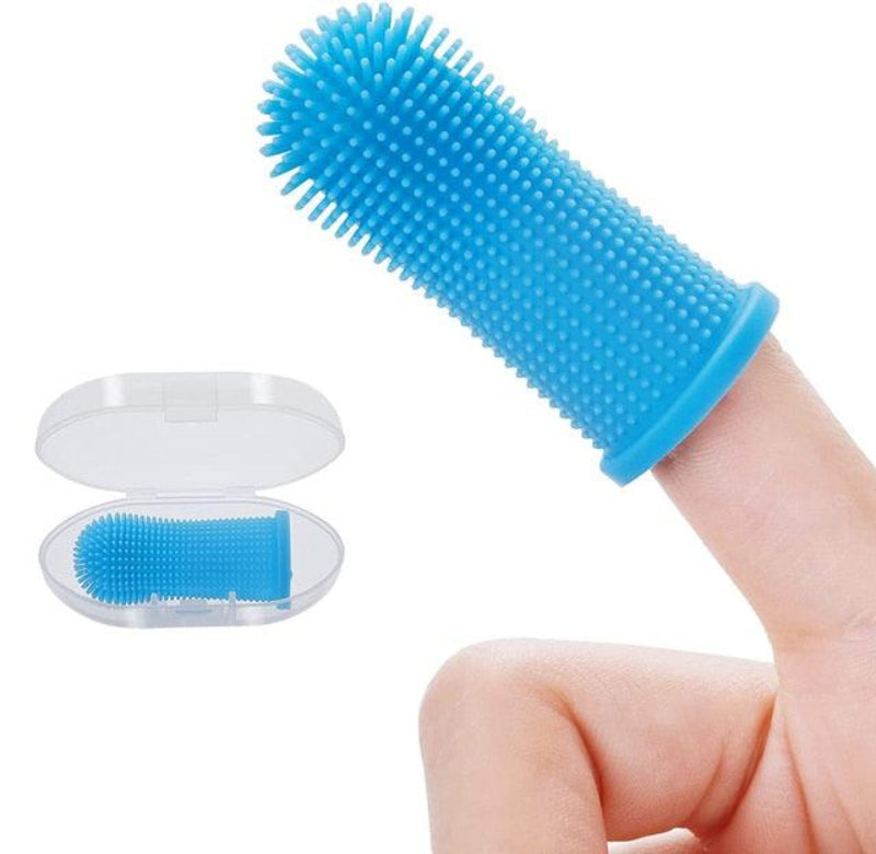Escova Dentária em Silicone para Cães - Deka Express