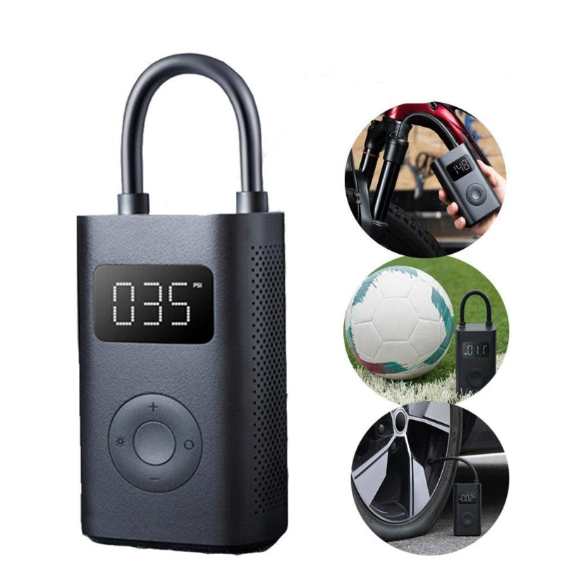 Compressor de Ar Portátil 1S Digital com Lâmpada Led Xiaomi - Deka Express