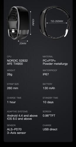 Pulseira de Atividade HSMY Watch P11 Plus PPG + ECG - Deka Express