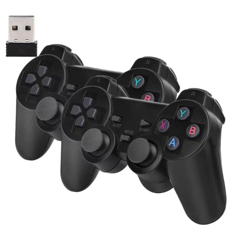 Consola Retro Sem Fios 2 Jogadores - 64GB, 20000 Jogos Clássicos, HDMI