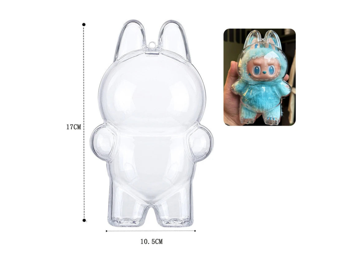 Capa Protetora Transparente Para Figuras Labubu Geração 1