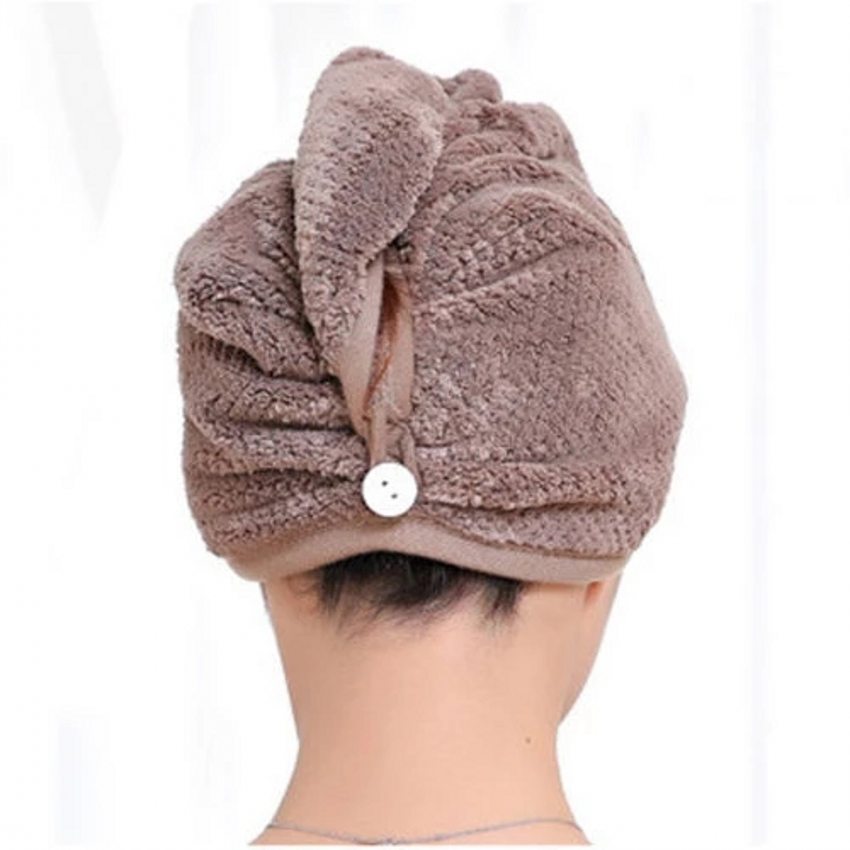 Touca Microfibra Anti Frizz para Secar Cabelo - Deka Express