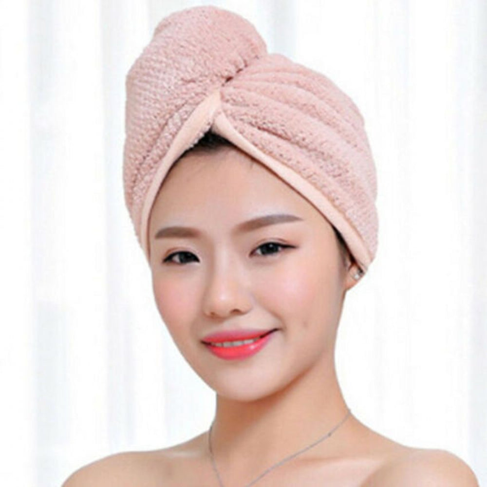 Touca Microfibra Anti Frizz para Secar Cabelo - Deka Express
