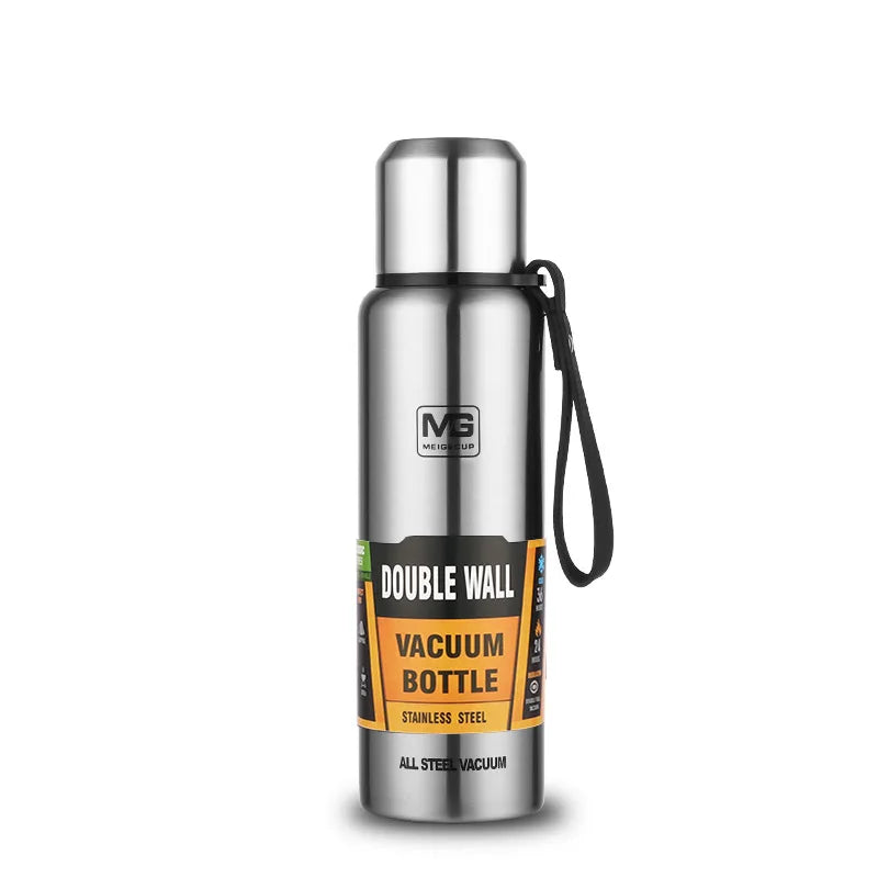 Garrafa Térmica UPORS Aço Inoxidável 500/700/1000/1500ml - 24h Quente/Frio, Portátil