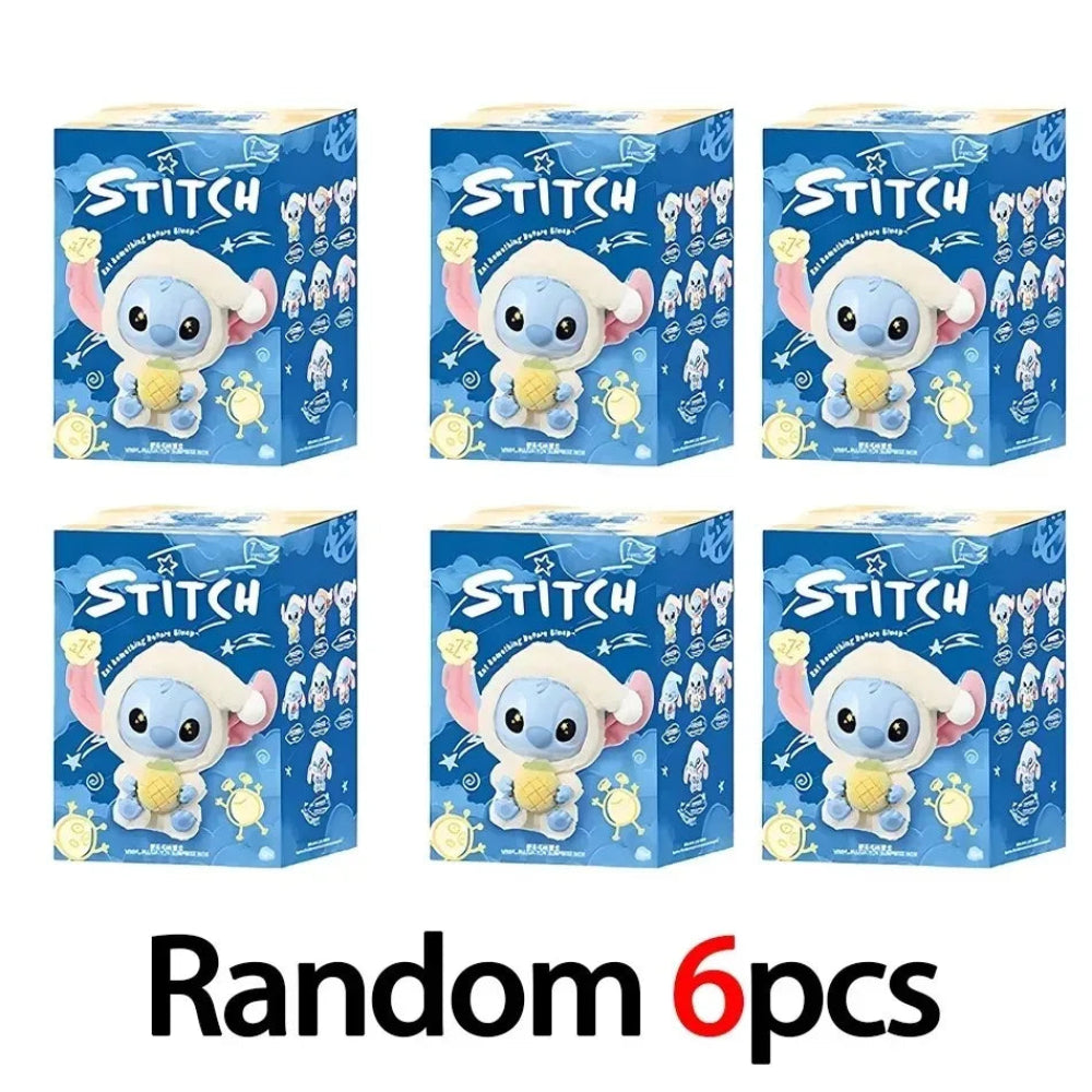 Disney Stitch Eat Something Before Sleep: Blind Box com Pendente de Peluche