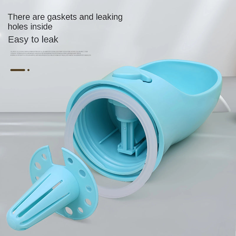 Garrafa Portátil 2 em 1 - Água e Comida para Cães e Gatos, Ideal para Viagens