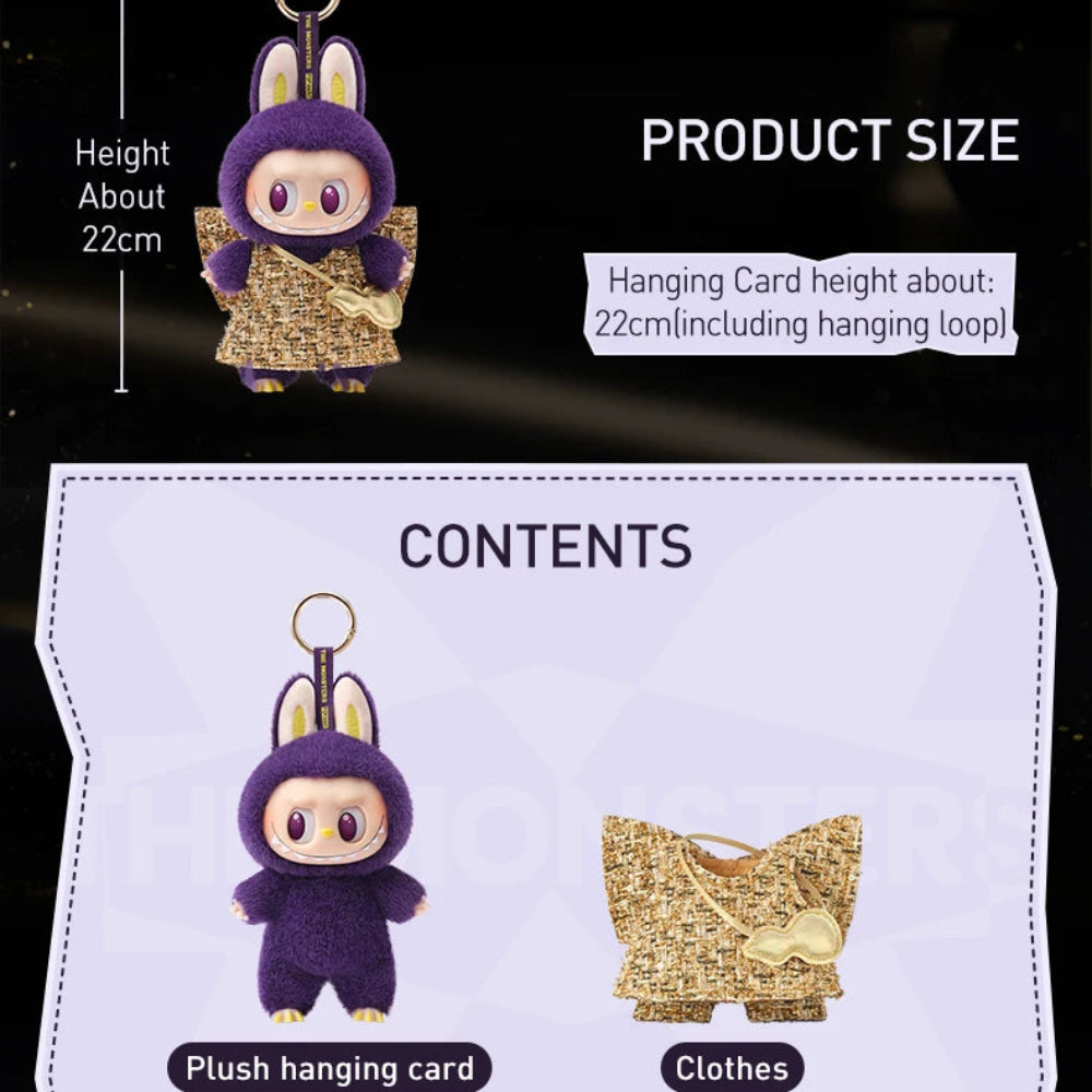 Pop Mart Labubu x Pronounce - Wings of Fortune Vinyl Plush Hanging Card