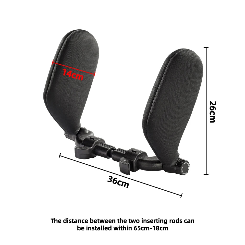 Almofada Encosto Cabeça Carro Lateral CAER - Pescoço, Dormir, Apoio Cervical Ajustável