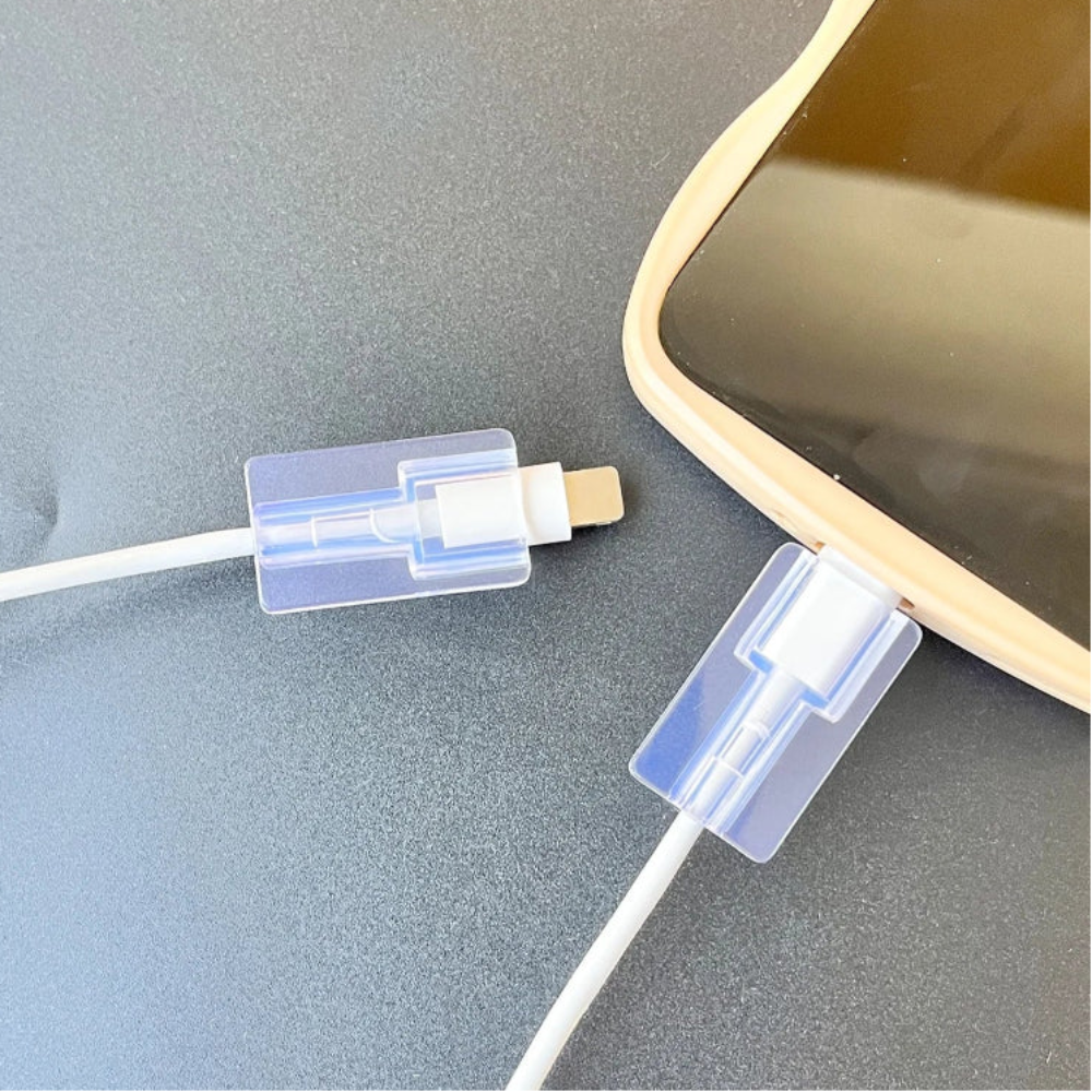 Enrolador Cabo Silicone Apple 18W/20W - 5 Peças, Proteção, Organização