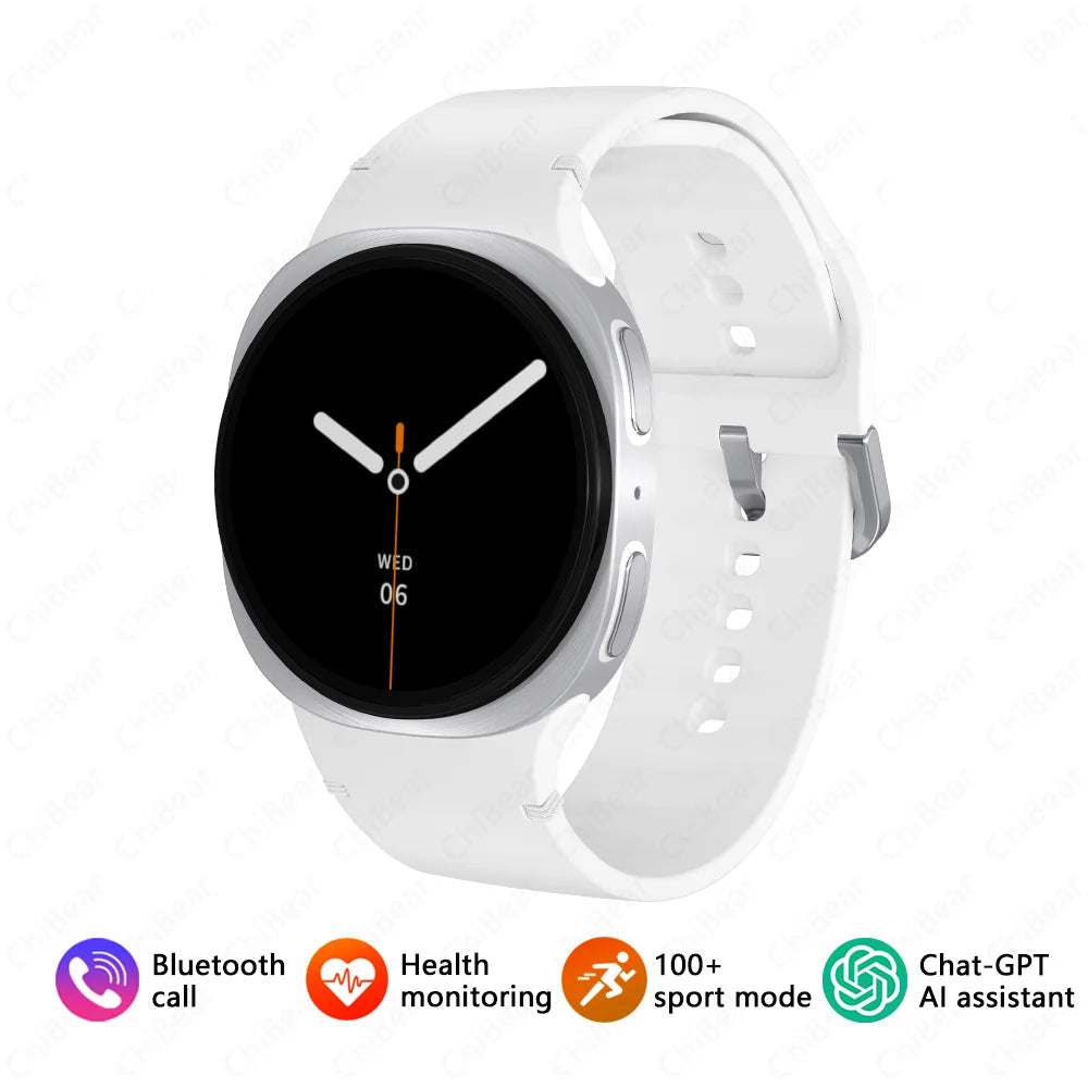 Relógio Inteligente Desportivo 2026 – Smartwatch Unissexo com Chamadas, NFC, Monitor Cardíaco e Controlo de Sono