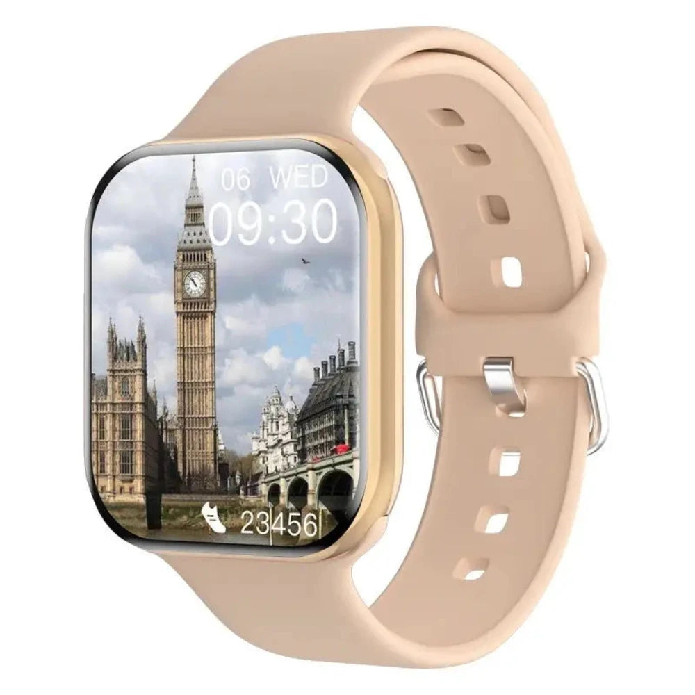 Smartwatch DT Series 10 GPS — Ecrã Always-On, NFC & Chamadas Bluetooth