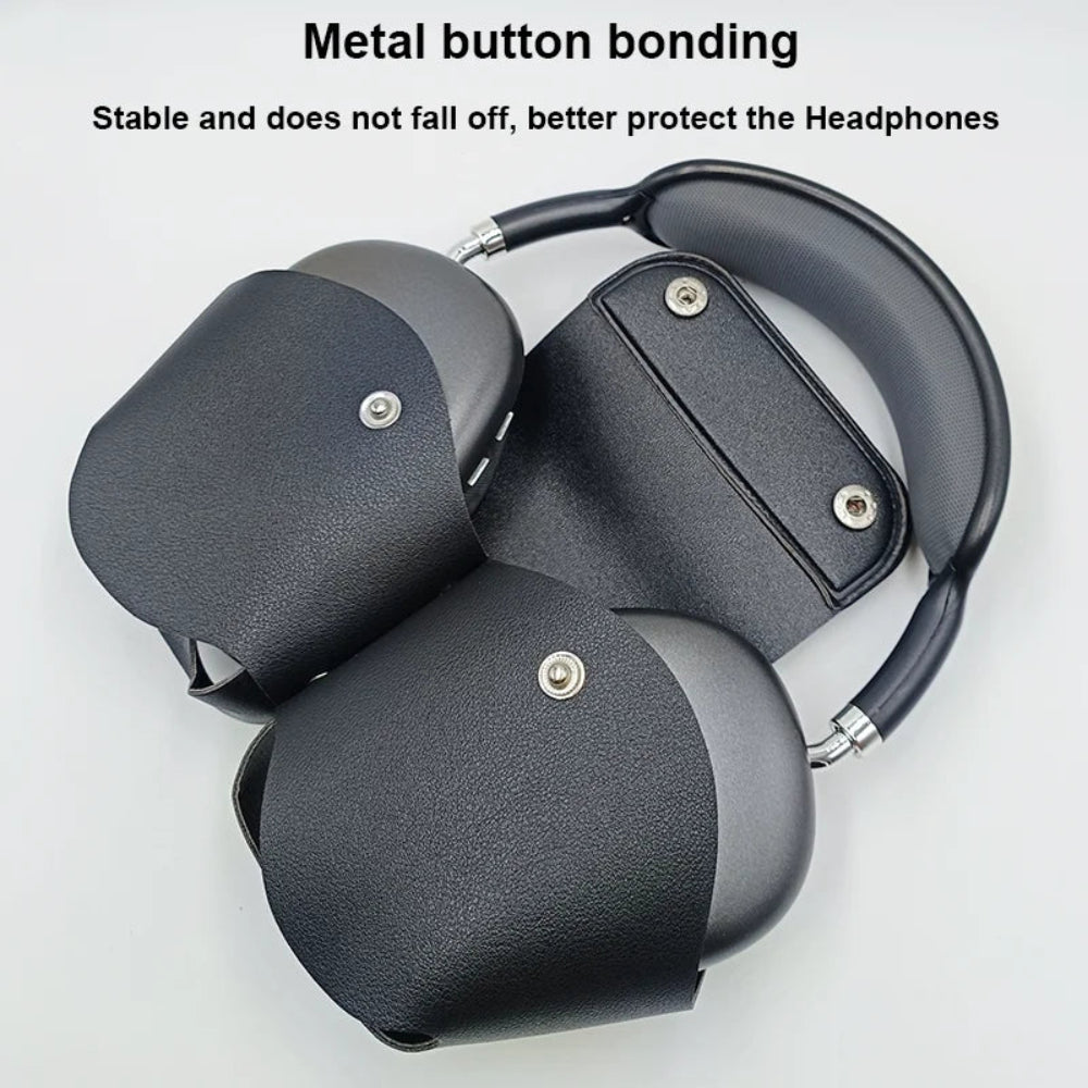 Capa Protetora Airpods Max Couro - Macia, Anti-Queda/Arranhões, Acessórios Airpods Max