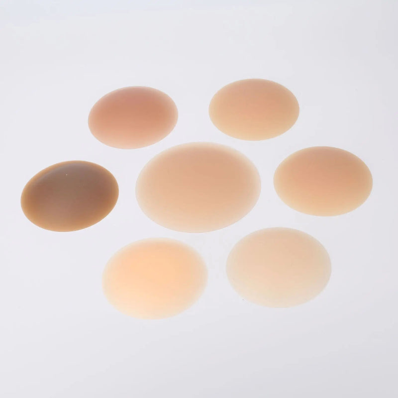 Capa de Mamilo Silicone - Adesivo Invisível, Reutilizável, Levanta Seios, Pétalas Adesivas