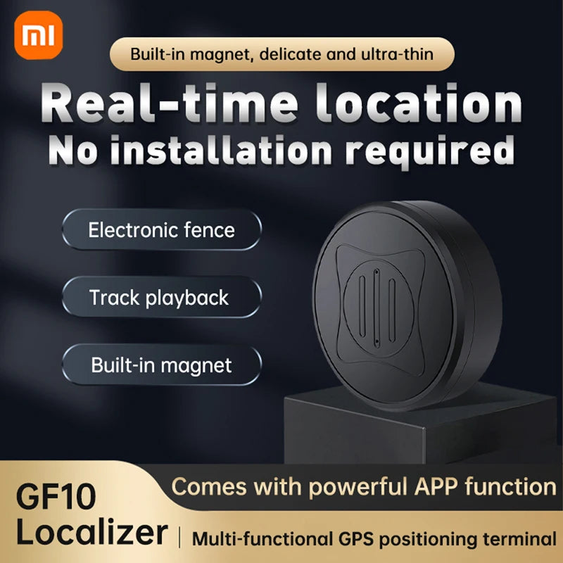 Mini Rastreador GPS Magnético Xiaomi Starlink Tracker - Anti-Perda, Carro, Animais, Crianças, App iOS/Android