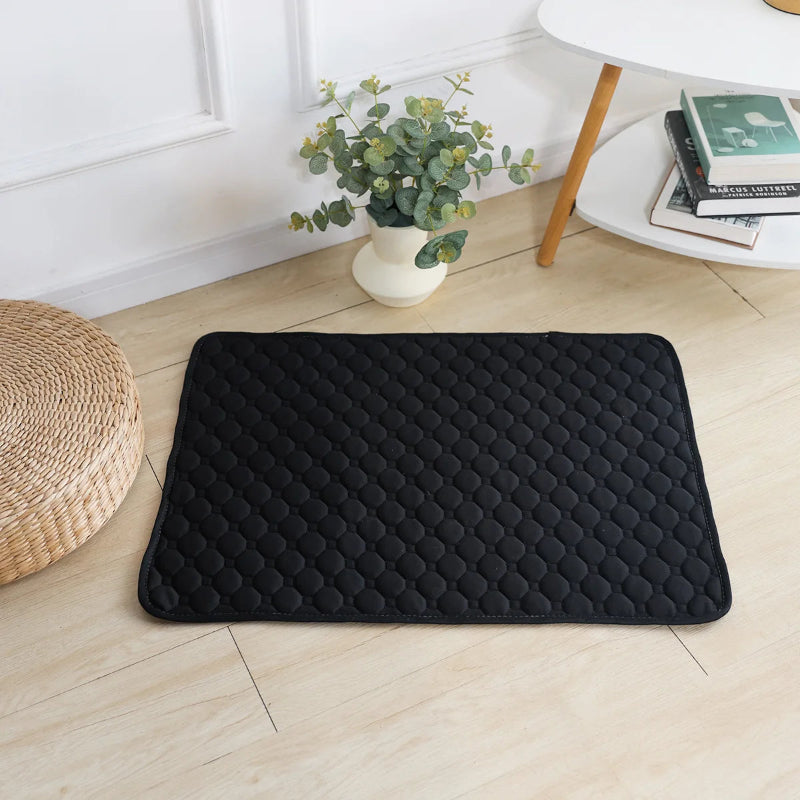 Almofada Urina Cão Reutilizável - 4 Camadas, Absorvente, Lavável, Treino/Cama/Carro