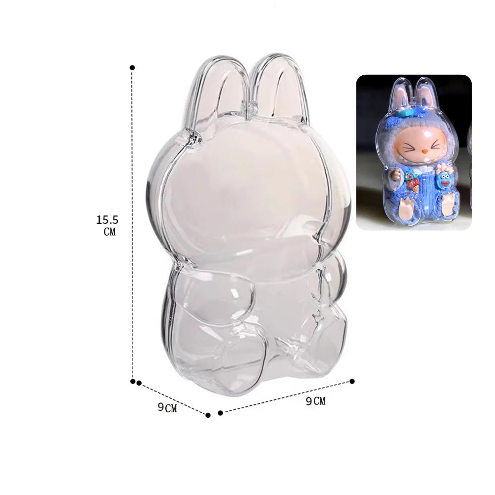 Capa Protetora Transparente Para Figuras Labubu Geração 1