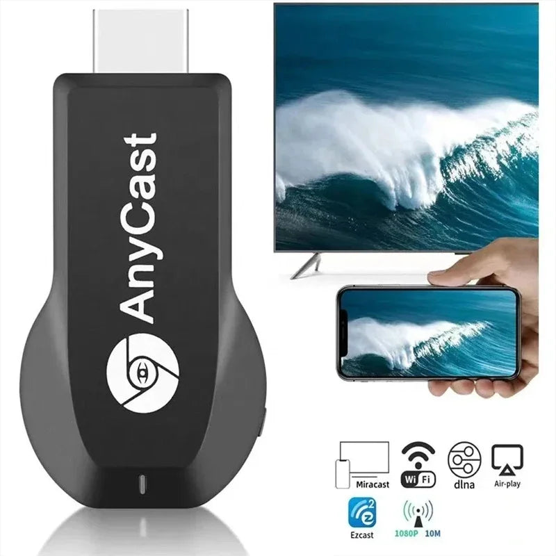 M2 Plus Dongle WiFi Display 4K/1080P HDMI - Transmissão Sem Fios para TV, iOS/Android/Windows/Mac
