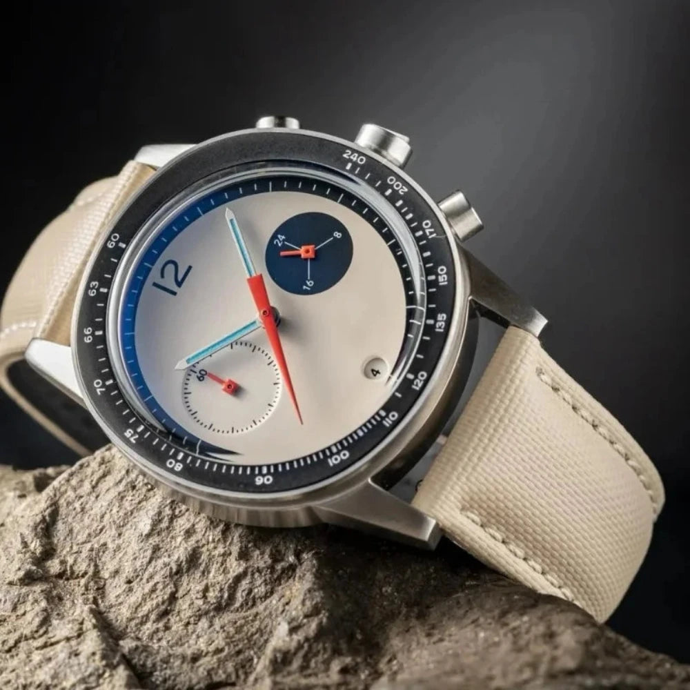 Relógio Masculino CILOA 507 — Luxo Minimalista, Movimento Quartz Japonês & Bracelete em Couro