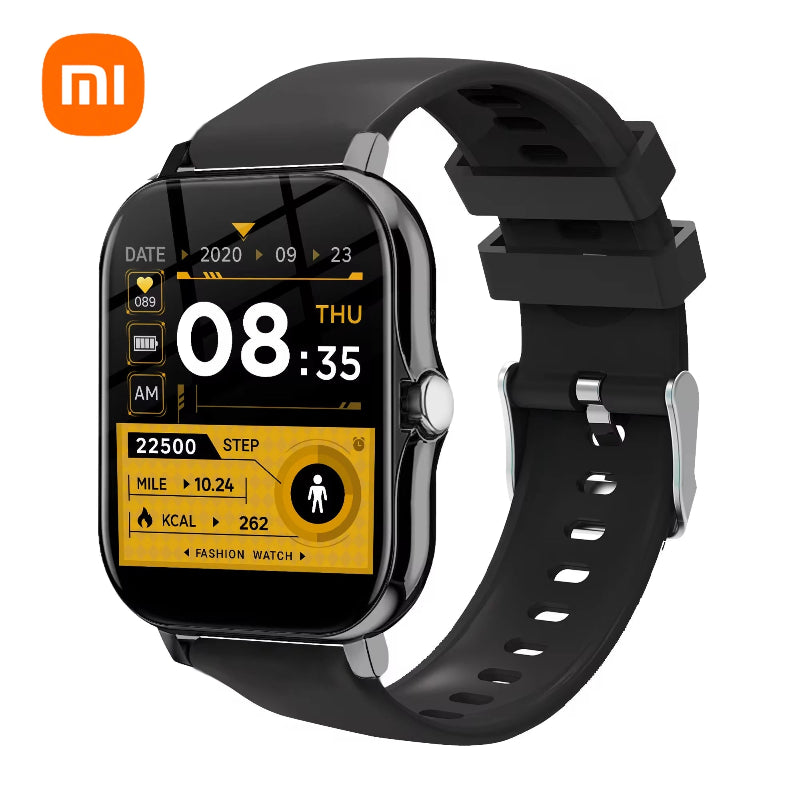 Smartwatch Xiaomi Air Max SY - Chamada BT, Saúde, Desporto, Monitor de Frequência Cardíaca, À Prova D'Água Para Telefones Android IOS