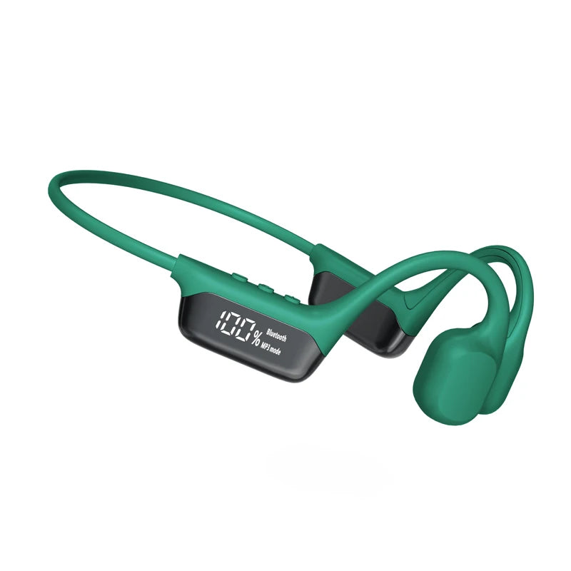 Fones de Ouvido Condução Óssea Bluetooth 5.4 IPX8 - Natação, Desporto & MP3 32GB
