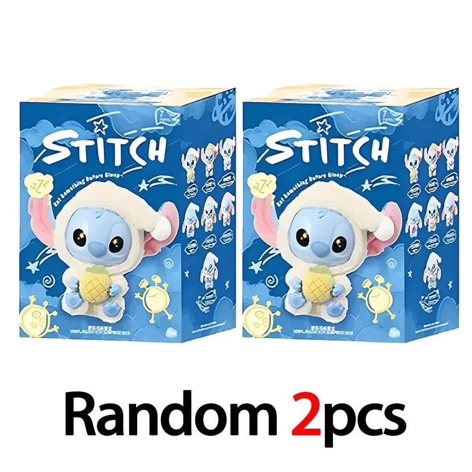 Disney Stitch Eat Something Before Sleep: Blind Box com Pendente de Peluche