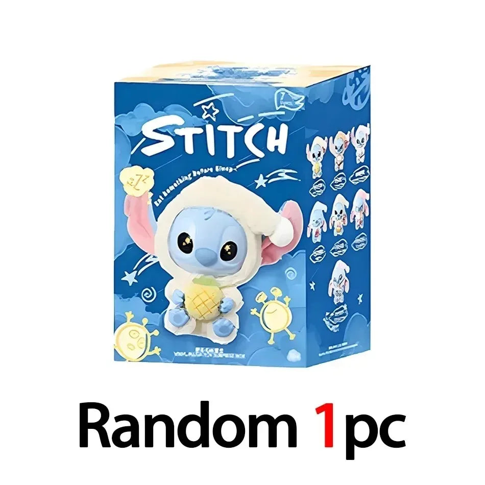 Disney Stitch Eat Something Before Sleep: Blind Box com Pendente de Peluche