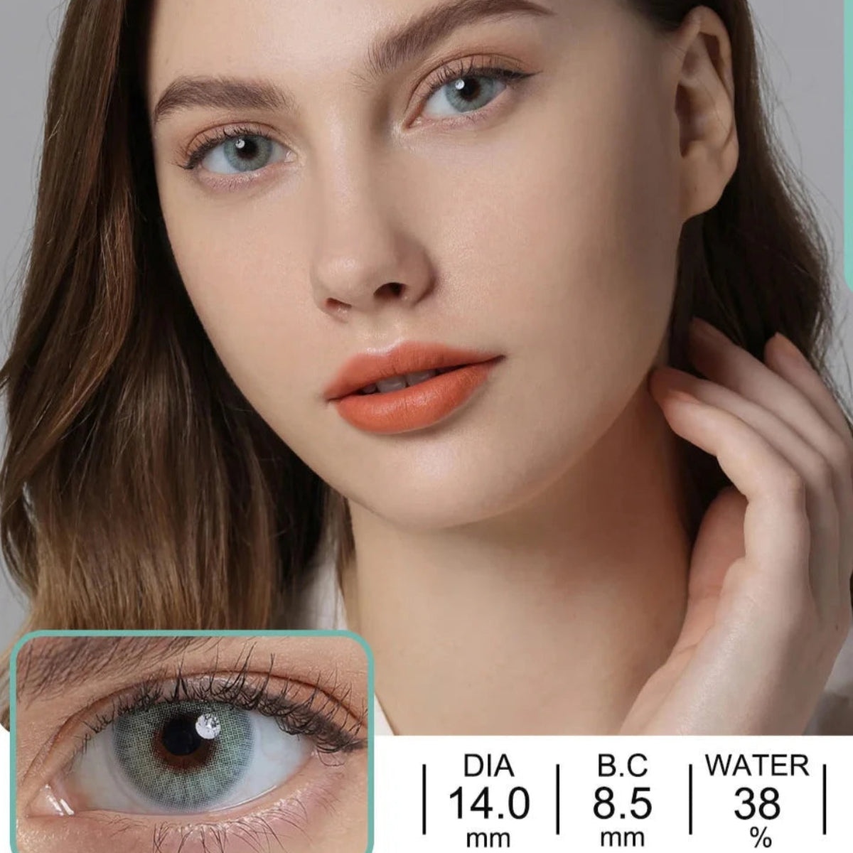 Lentes de Contacto Verde Topázio