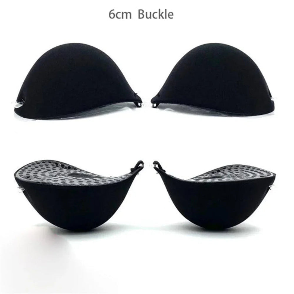 Sutiã Invisível Push Up Grosso - Adesivo Silicone, Levanta Seios, Vários Tamanhos, Casamento/Festas