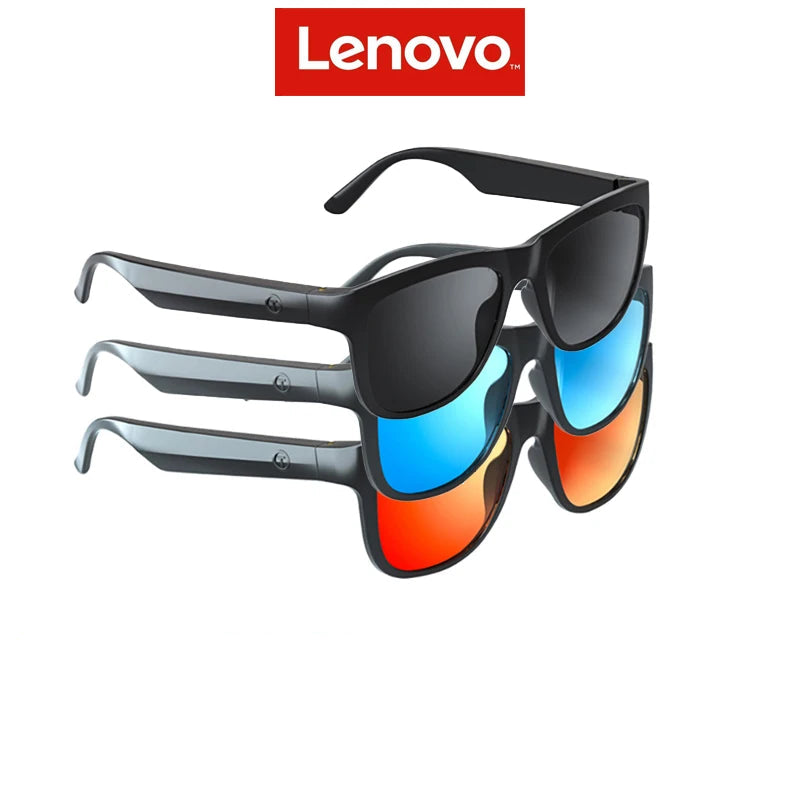 Óculos Fone de Ouvido Sem Fios Lenovo Lecoo C8 - Bluetooth 5.0, Som Hi-Fi, Condução Segura