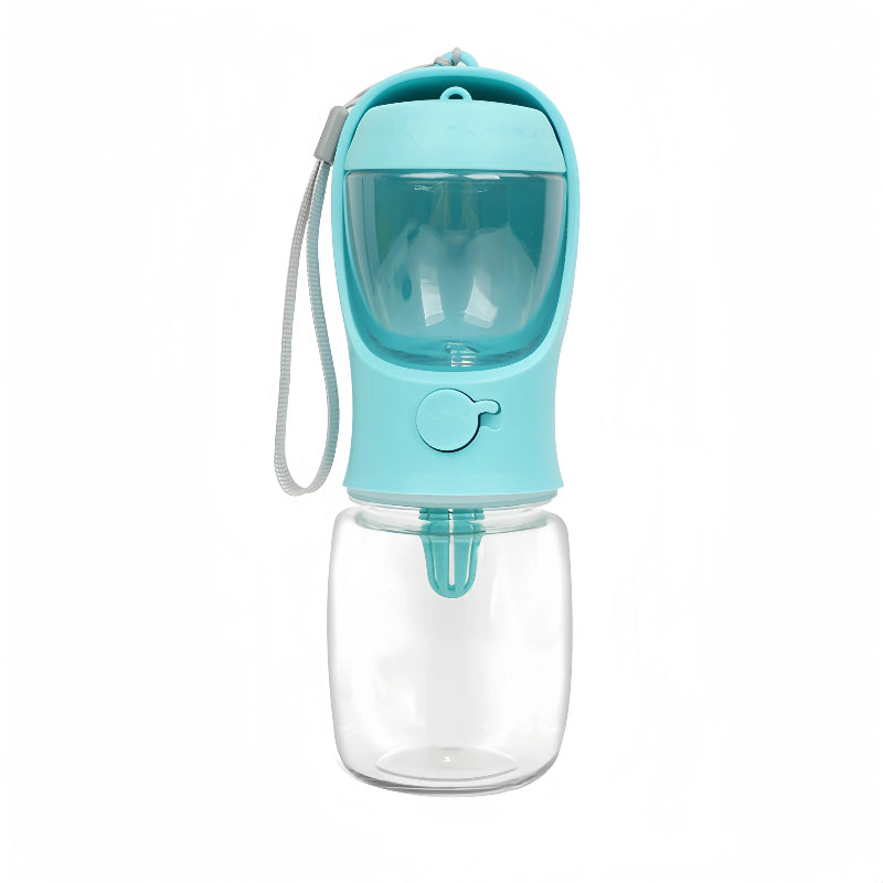 Garrafa Portátil 2 em 1 - Água e Comida para Cães e Gatos, Ideal para Viagens