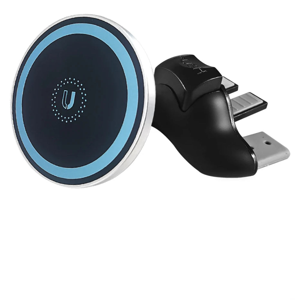 Suporte Magnético Telemóvel CD Carro - MagSafe, Ajustável, Universal, iPhone/Outros